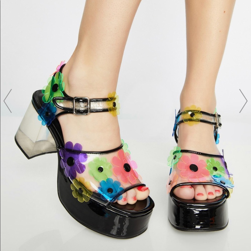 DOLLSKILLPETAL PIXIE PVC HEELS